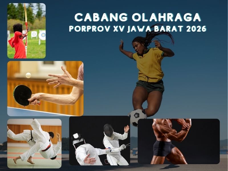 Daftar Cabang Olahraga PORPROV XV Jawa Barat 2026 